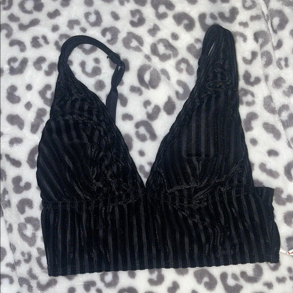 Black Striped Bralette